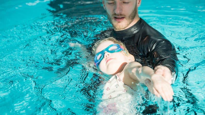 2018 Beginner Backstroke swimmer