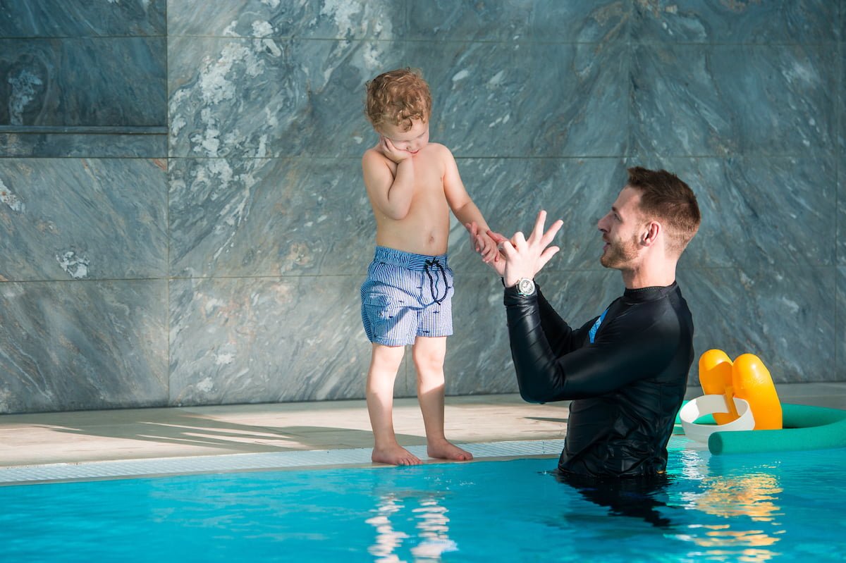 Should I stop my child’s swimming lessons if they are scared of water?